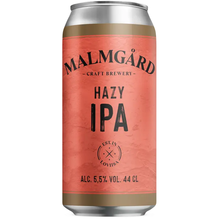 Malmgård Hazy IPA 5,5% olut 0,44l tölkki