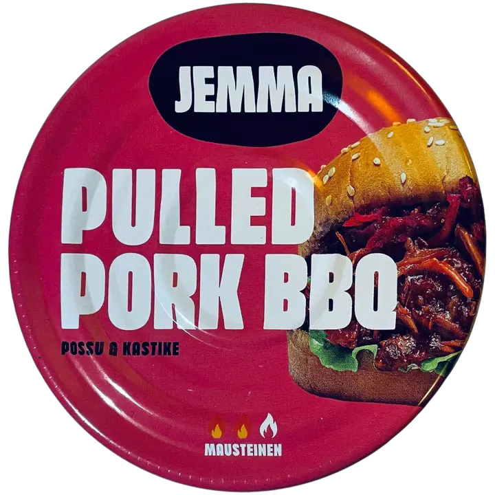 Jemma Pulled Pork BBQ nyhtöpossua kastikkeessa 210 g