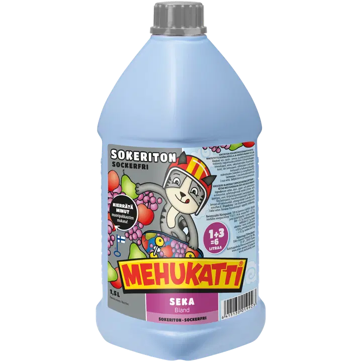 Mehukatti Sokeriton Sekamehujuomatiiviste 1+3 1,5 L