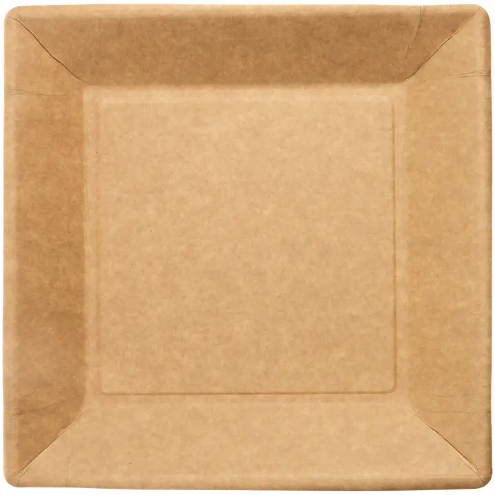 Mini-Maid Kartonkilautanen ruskea 23x23cm valkaisematon kartonki FSC