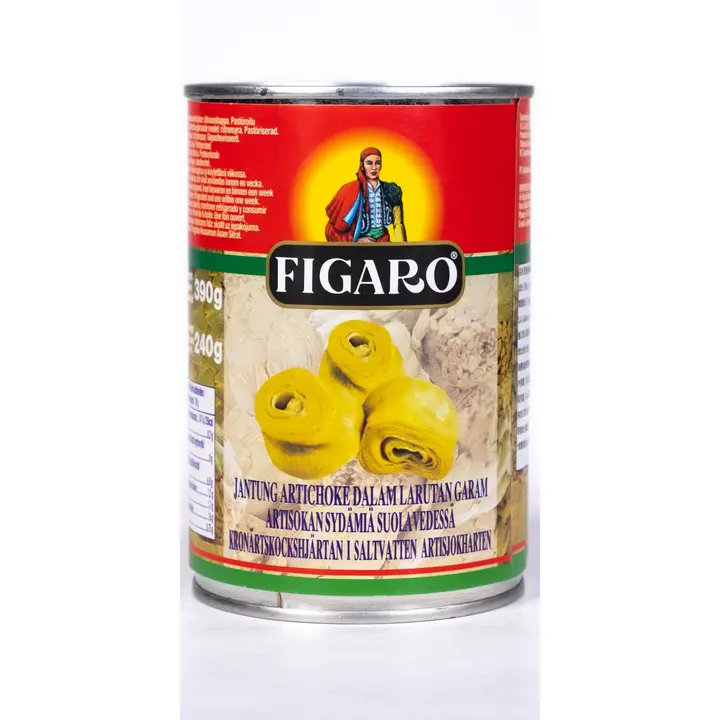 Figaro Artisokan sydämiä suolavedessä 390g/240g