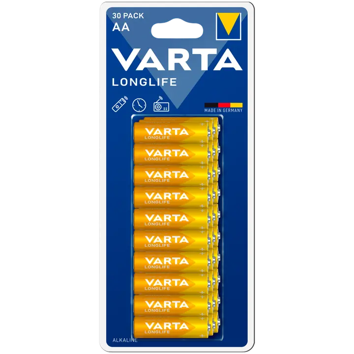 VARTA Longlife AA 30 pack
