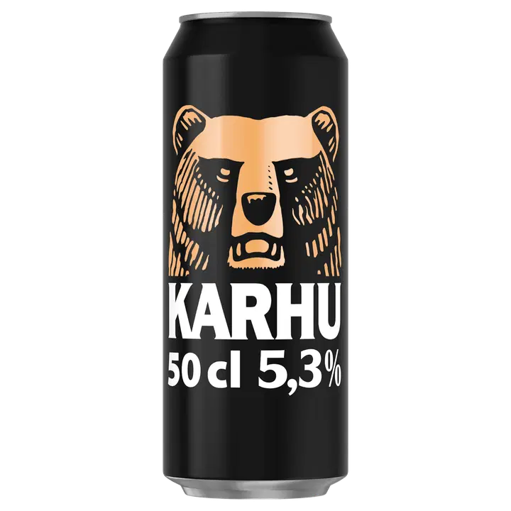 Karhu Lager olut 5,3 % tölkki 0,5 L