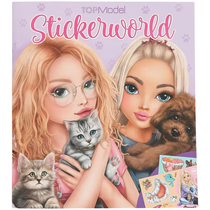 TOPModel stickerworld KITTY and DOGGY