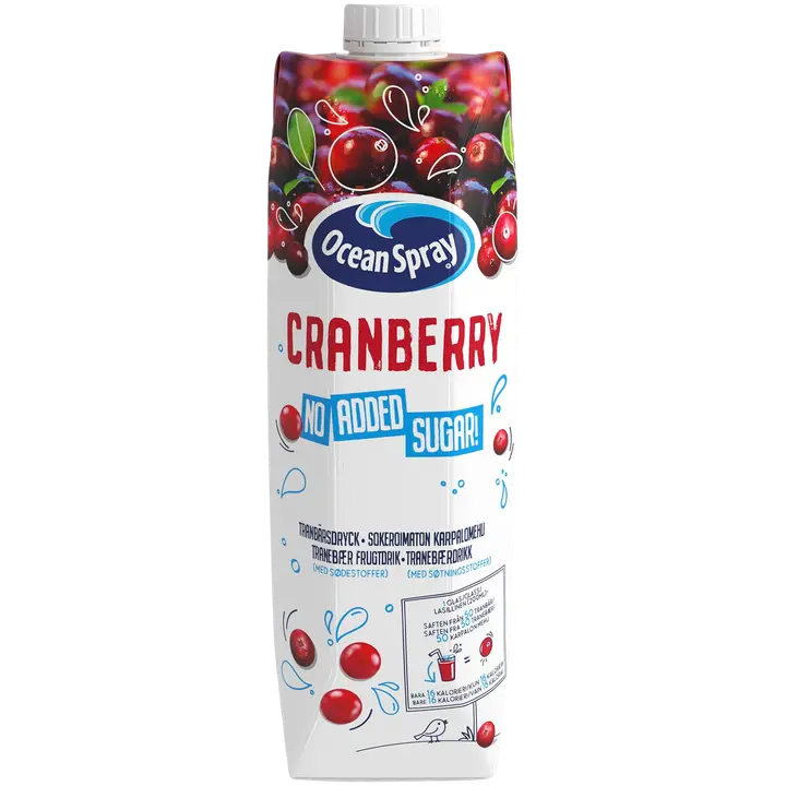Ocean Spray Karpalomehu No Added Sugar 1L