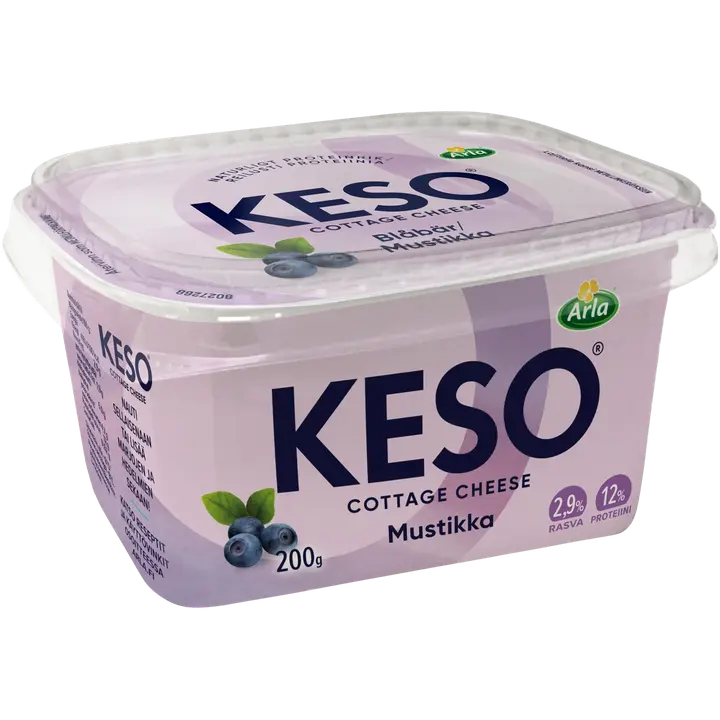 Arla Keso raejuusto mustikka 200 g