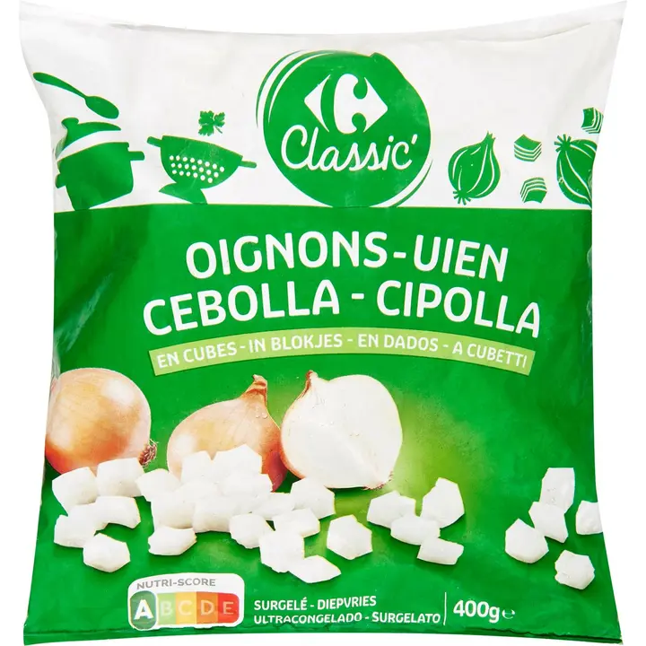 Carrefour sipulikuutio 400 g pakaste