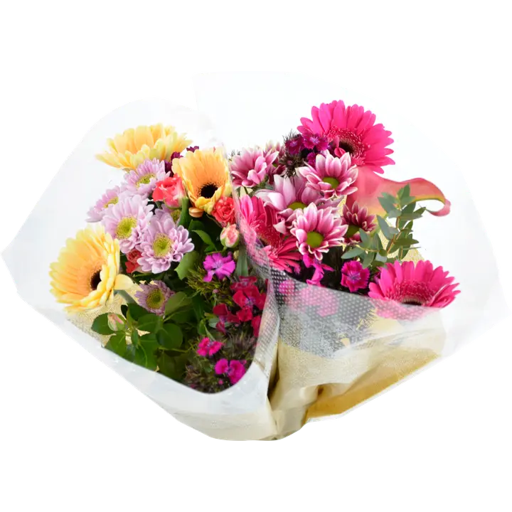 Viikkokimppu, 8 oksaa, vaihteleva lajitelma, sävykääre, 50cm