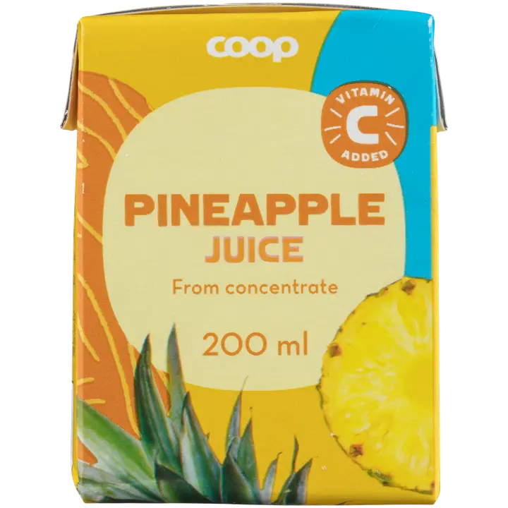 Coop ananastäysmehu 2dl