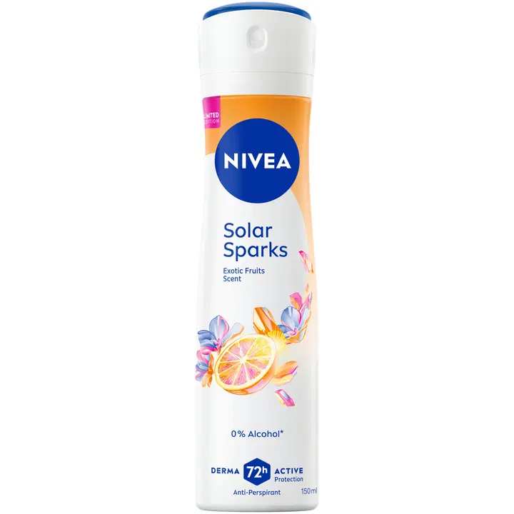 NIVEA 150ml Solar Sparks Deo Spray -antiperspirantti