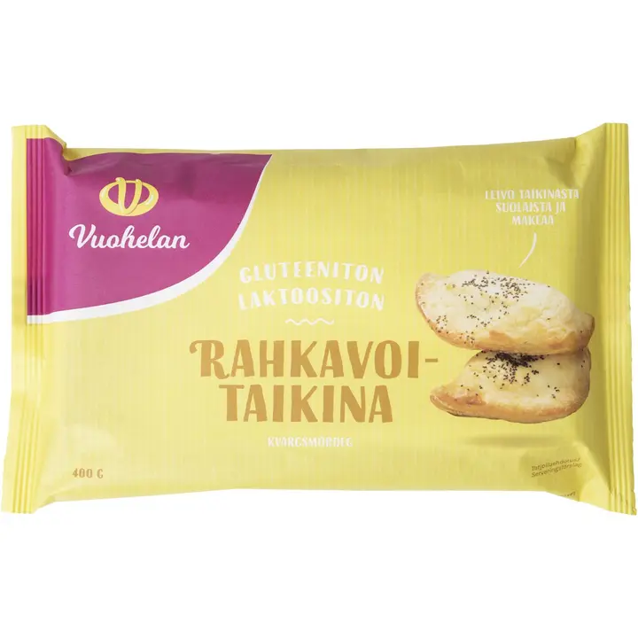 Vuohelan gluteeniton Rahkavoitaikina 400g, pakaste