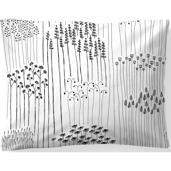 Finlayson satiinityynyliina Ohikiitävät musta/valkoinen 50x60cm