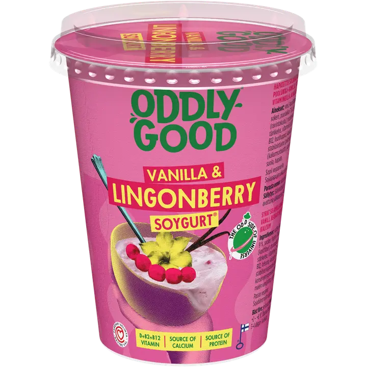 Oddlygood® Soygurt 400 g puolukka & vanilja