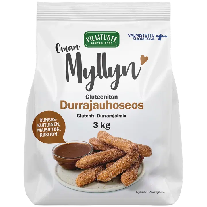Virtasalmen Viljatuote Gluteeniton Durrajauhoseos 3kg