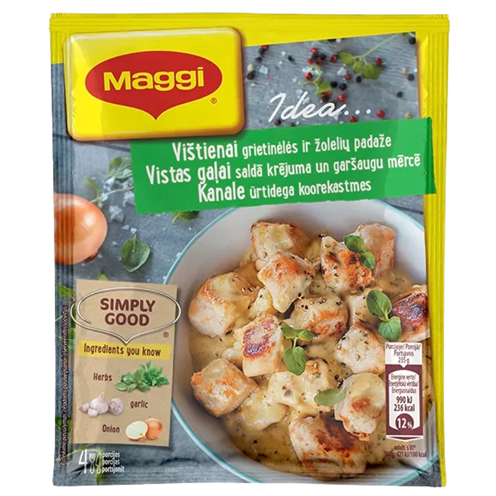 Maggi kastmepulber kanalihale koore-ürdikastmes idea 30 g