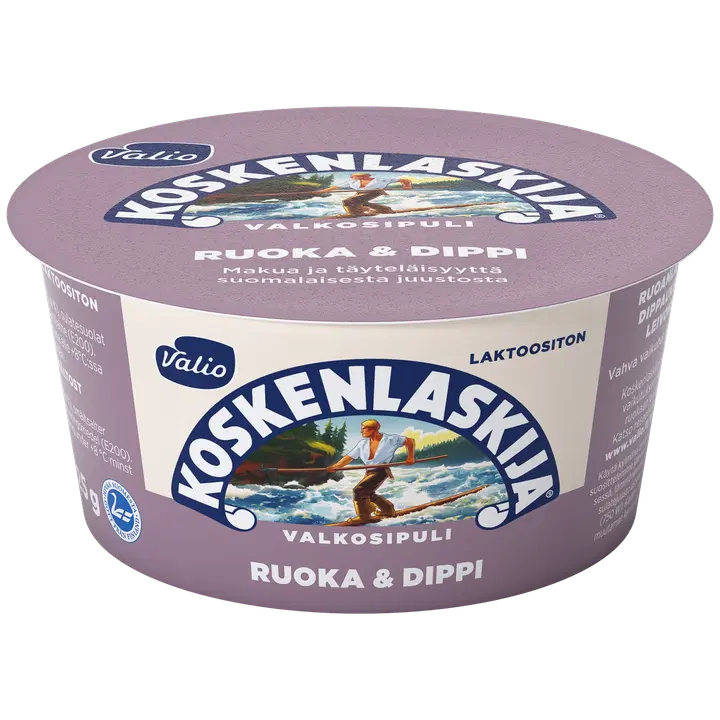 Valio Koskenlaskija® ruoka & dippi, valkosipuli laaktoositon 125 g