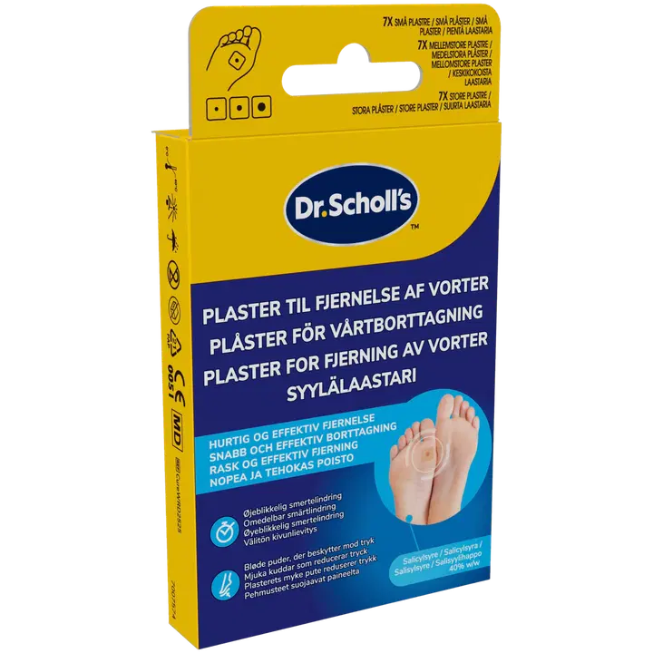 Dr. Scholl's Syylälaastarit, 3 eri kokoa, yhteensä 21 kpl