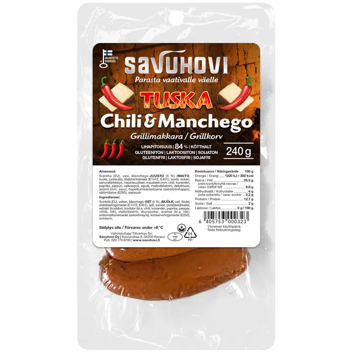 Savuhovi Tuska Manchego Chili 240g