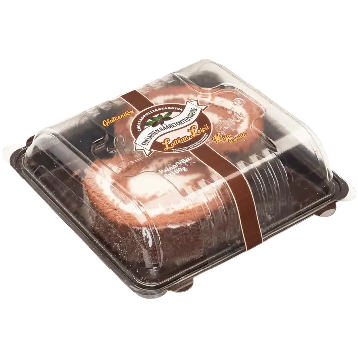 Laitilan Leipä Suklainen kääretorttuviipale 2x100 g Gluteeniton, Laktoositon, Maidoton