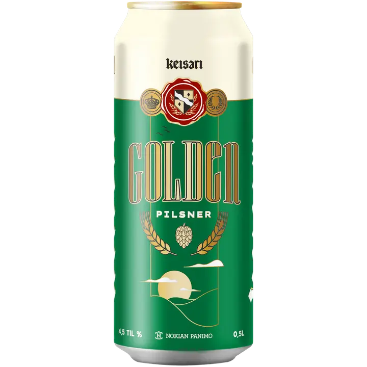 Keisari Golden Pilsner 4,5% 0,5l