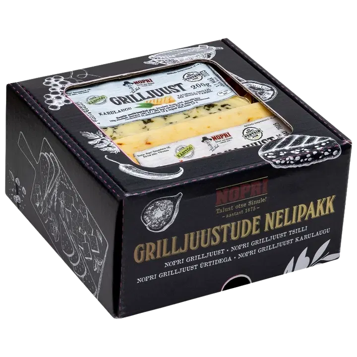 Nopri grilljuustude nelipakk, 800 g