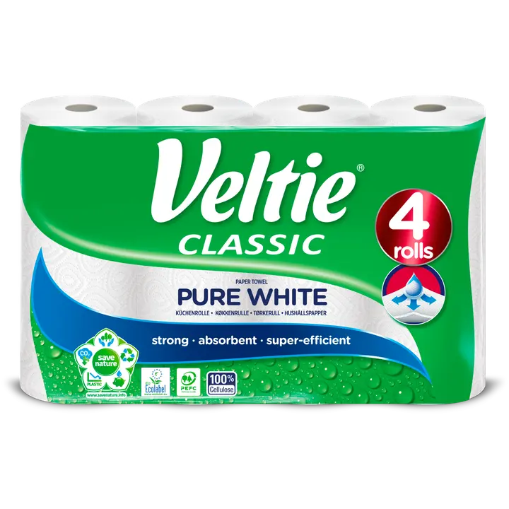 Veltie Classic talouspaperi 4 rullaa