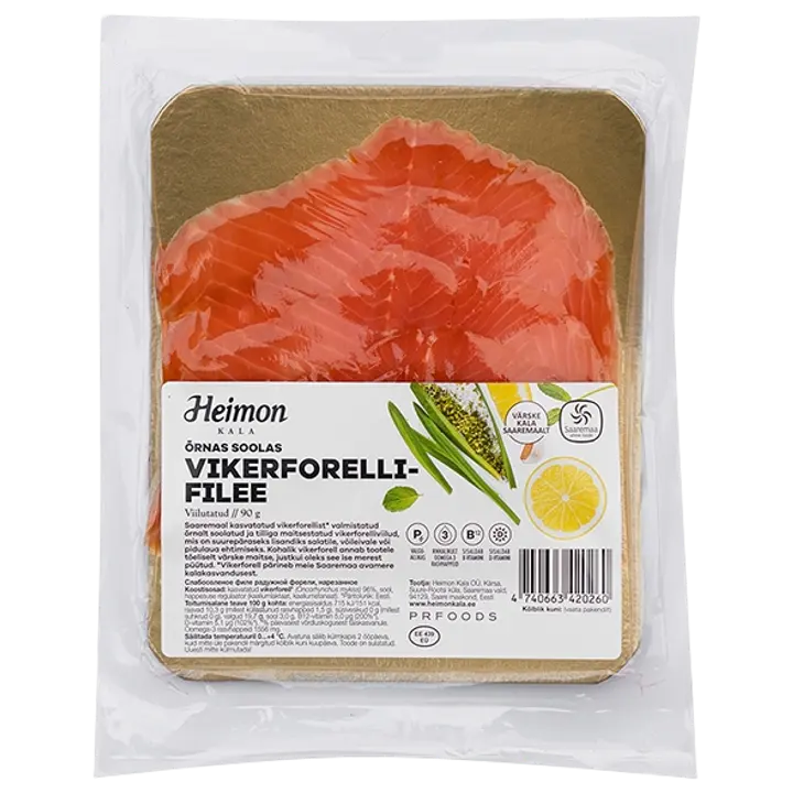 Saare Kala Vikerforellifilee Õrnsool.Viil 90G