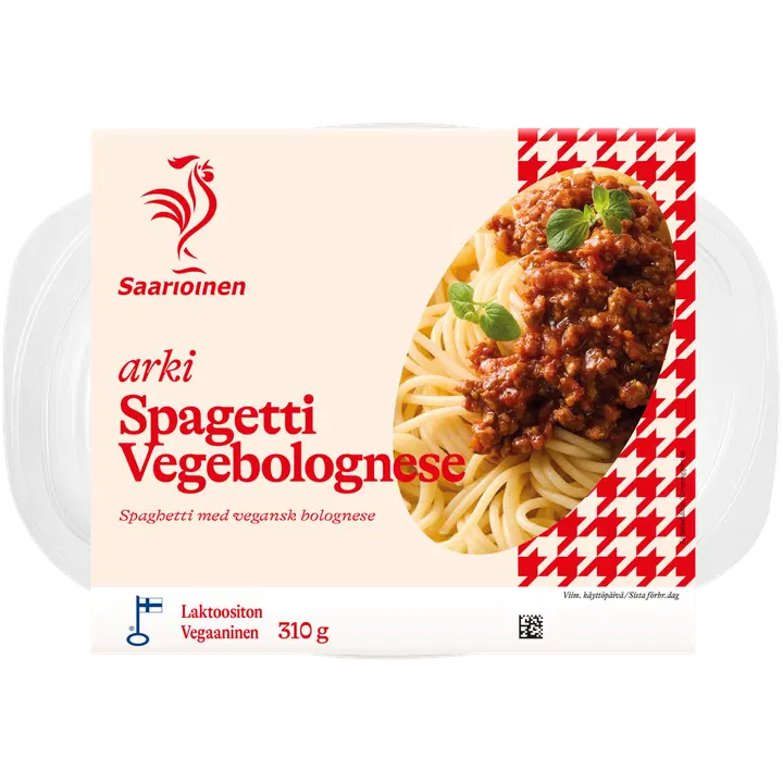 Saarioinen Spagetti Vegebolognese 310g