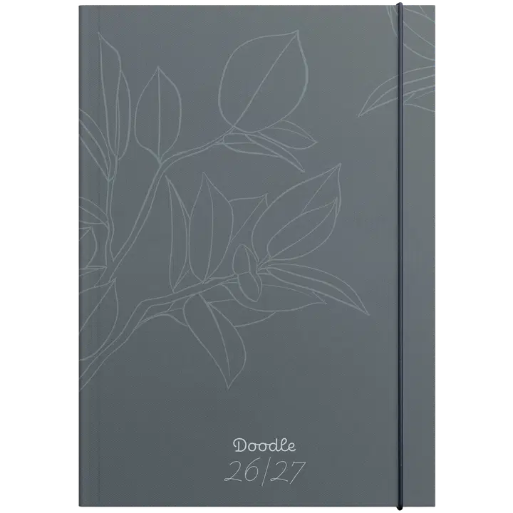 Burde kalenteri Doodle A5 26/27 sidottu