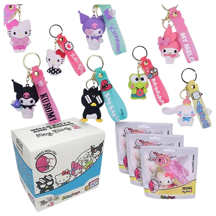 Hello kitty tegelaskuju võtmehoidja