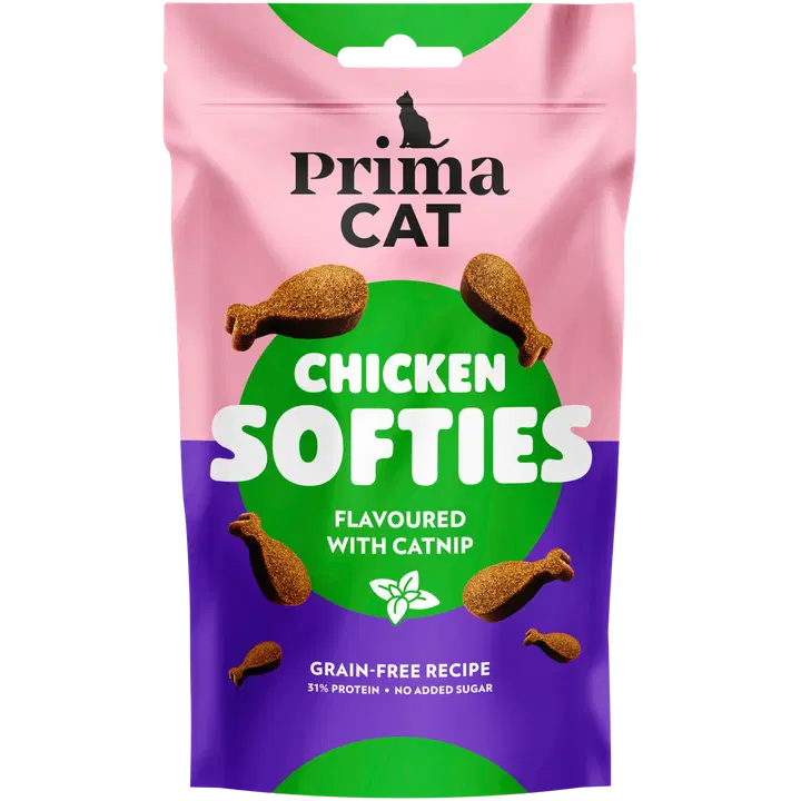 PrimaCat Softies Kyckling-Kattmynta 50 g