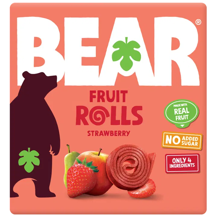 BEAR Fruit Rolls mansikka hedelmänauha 5x20g