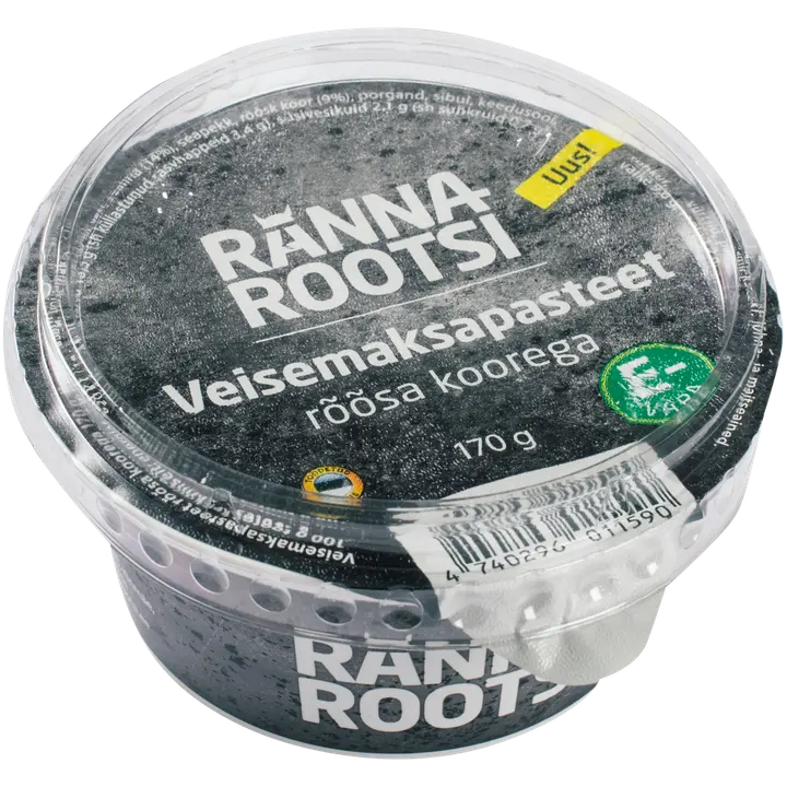 Rannarootsi Veisemaksapasteet Rõõsa Koorega 170G