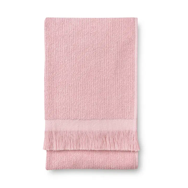Finlayson käsipyyhe Lino hapsu roosa 50x70