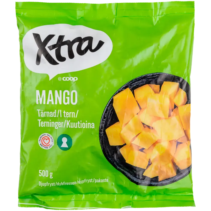 Xtra mangokuubikud 500g