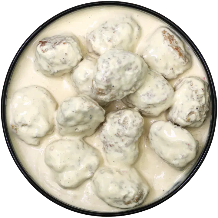 IP Perinteiset lihapullat kermakastikkeessa