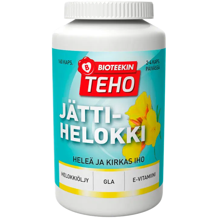 Bioteekki Teho Jättihelokki ravintolisä 160 kaps.