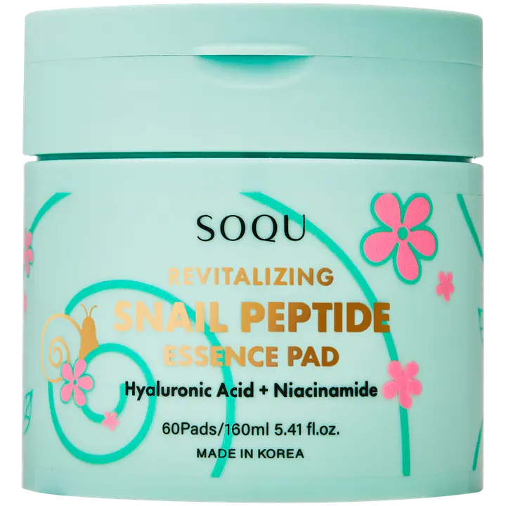 Soqu snail peptide essence pad -laput 60 kpl