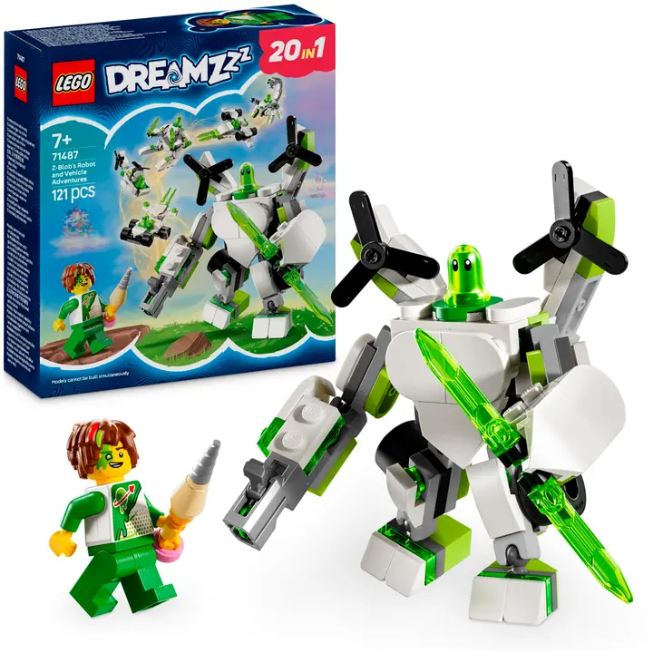 LEGO® DREAMZzz 71487 Z-Blobin robotti‑ ja ajoneuvoseikkailut
