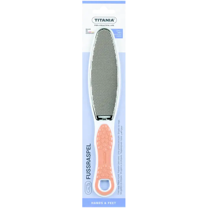 Titania softtouch metalli jalkaraspi 23cm