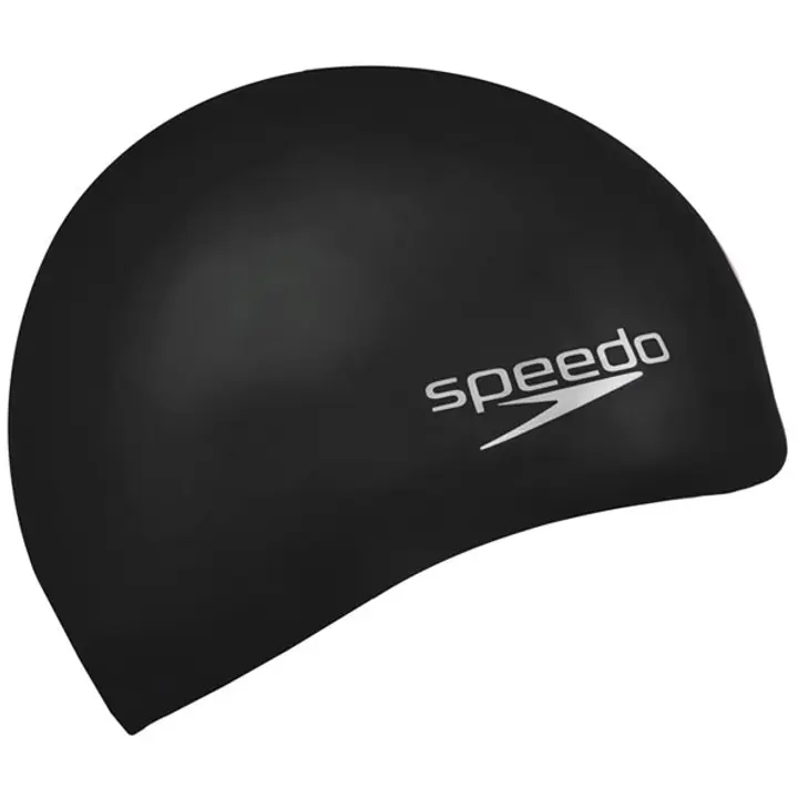 Ujumismüts Speedo Cap, must silikoon