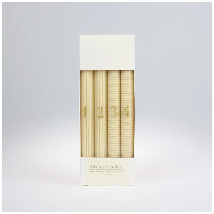 Adventtikynttilä 4 kpl 2,2 x 24 cm