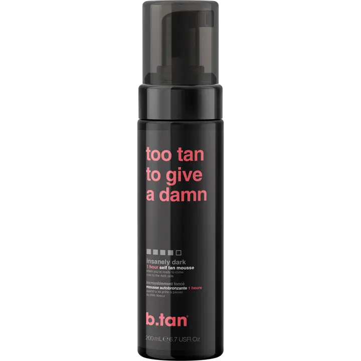 B Tan Too tan to give a damn itseruskettava mousse