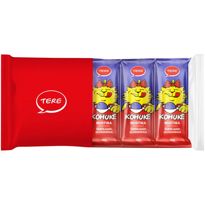 Tere kohuke mustika multipakk, 5 x 40 g