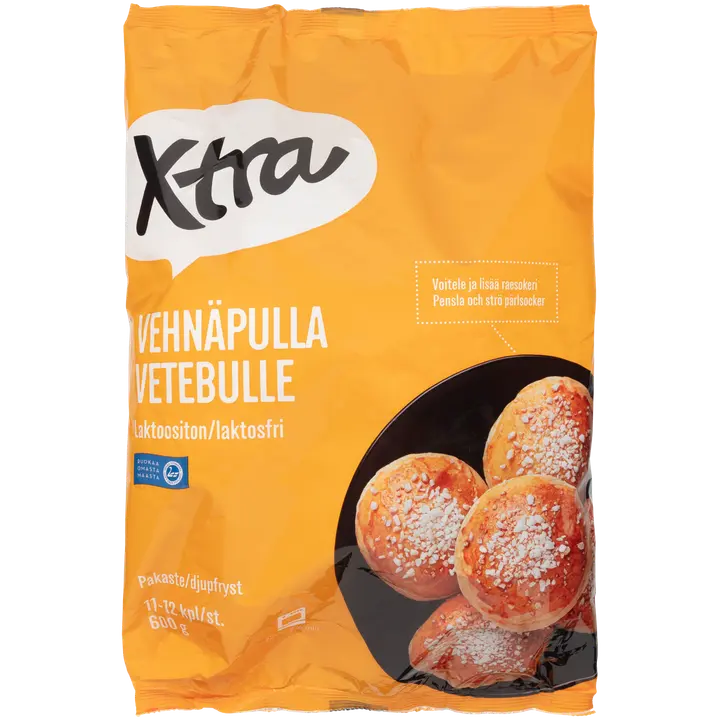Xtra Vehnäpulla 600 g 11-12 kpl pakaste