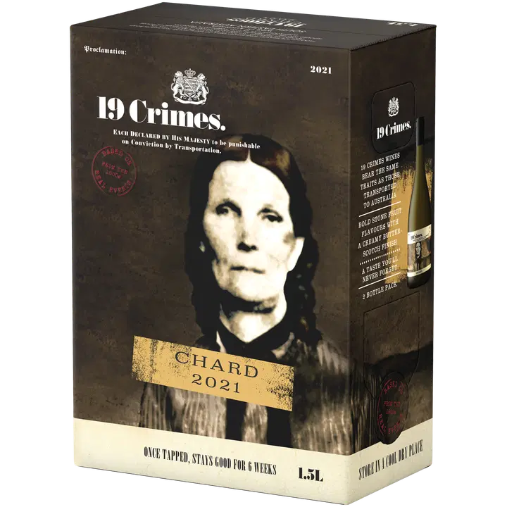 19 Crimes Chardonnay BIB GT vein 13%vol 1,5 l
