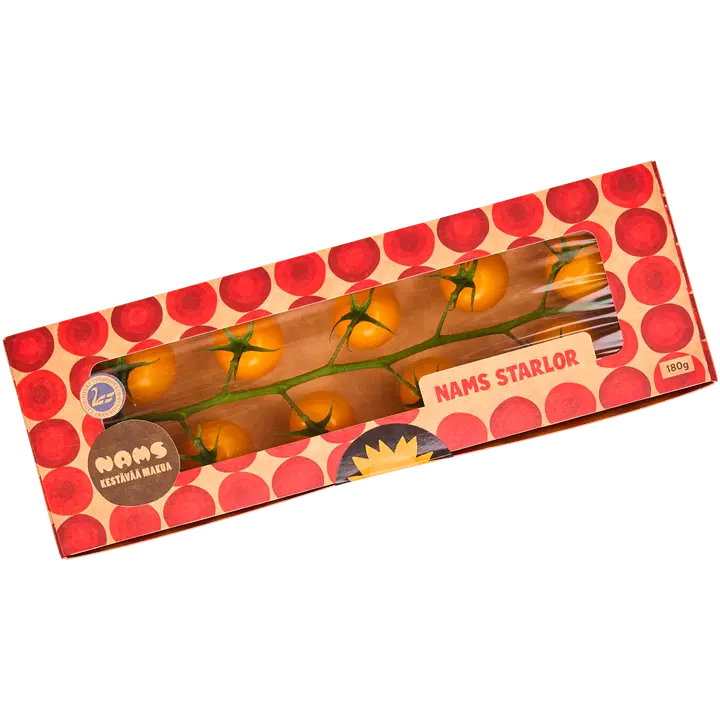 Nams Starlor keltainen terttukirsikkatomaatti 180g