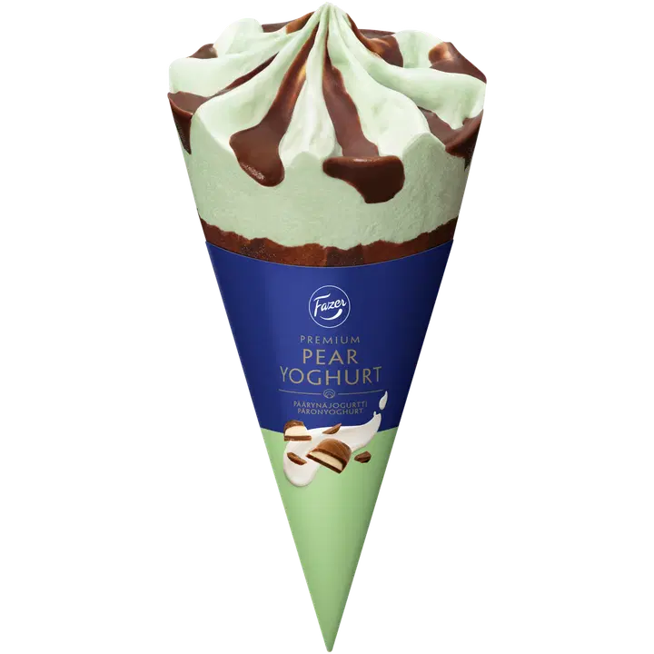 Fazer Premium Pear Yoghurt kermajäätelötuutti 105g/175ml