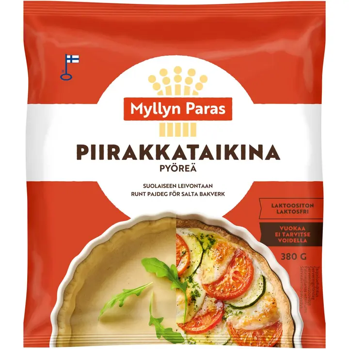 Myllyn Paras Pyöreä Piirakkataikina suolainen 380g