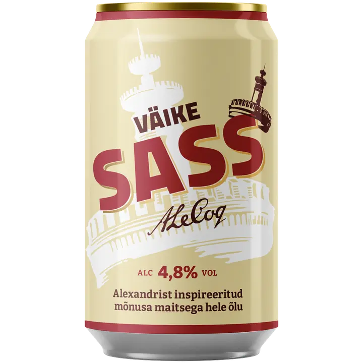 Alexander Väike Sass õlu 4,8%vol 330 ml
